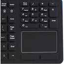 Adesso SlimTouch 270 Antimicrobial Waterproof Touchpad Keyboard (Black)
