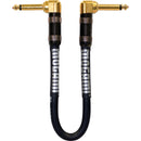 Mogami Platinum TS 1/4" Right-Angle Male to TS 1/4" Right-Angle Male Guitar Cable (3')