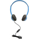 HamiltonBuhl Personal Headset with Inline Microphone & Volume Control (Light Blue)