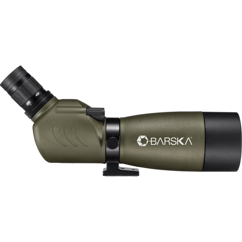 Barska Blackhawk 20-60x60 Spotting Scope (Angled Viewing, Green)