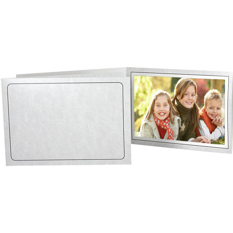 Collector's Gallery Printed Marble Tru-View Event Folders (Horizontal 10 x 8" Print, 25-Pack)