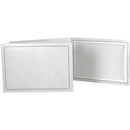 Collector's Gallery Printed Marble Tru-View Event Folders (Horizontal 10 x 8" Print, 25-Pack)