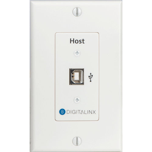 Digitalinx USB 2.0 Over Hi-Speed Twisted Pair Extender Wall Plate Host (330')