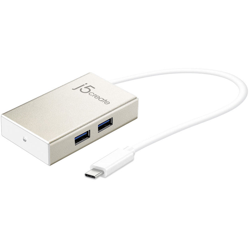 j5create 4-Port USB 3.1 Gen 1 Type-A Hub with USB Type-C Connector