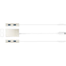 j5create 4-Port USB 3.1 Gen 1 Type-A Hub with USB Type-C Connector
