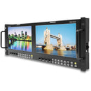 Postium Korea Dual 9" LCD 4RU Multi-Channel Rack Monitor