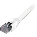 Comprehensive 75' Cat6 Snagless Solid Plenum Shielded Patch Cable (White)