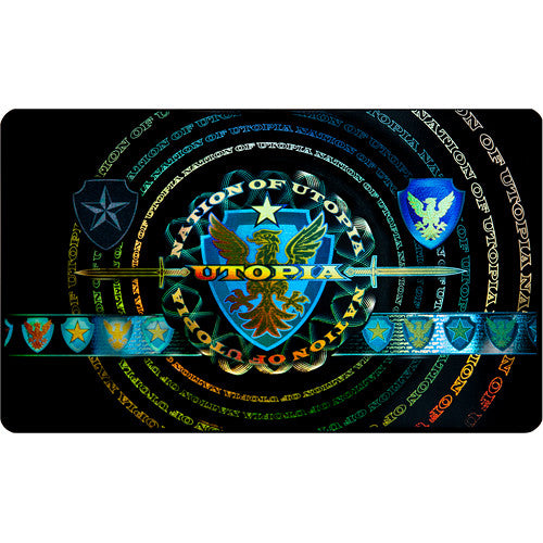 Entrust DuraGard Optigram 1.0 mil UV Protective Security Laminate with 'Datacard Certified Supplies' Print (Full Smart Card, 300 Prints)