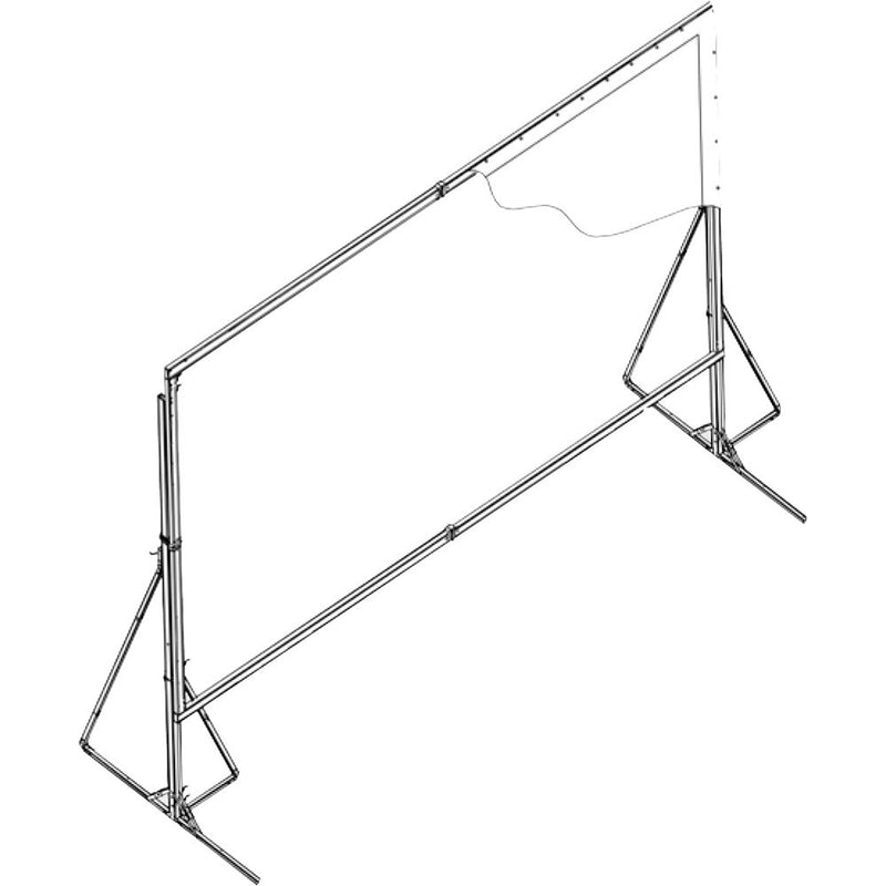 Da-Lite 88633HD Heavy Duty Frame and Legs Fast-Fold Deluxe Projection Screen (6 x 8')