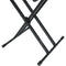 Gator Frameworks Deluxe 2-Tier X-Style Keyboard Stand (Black)