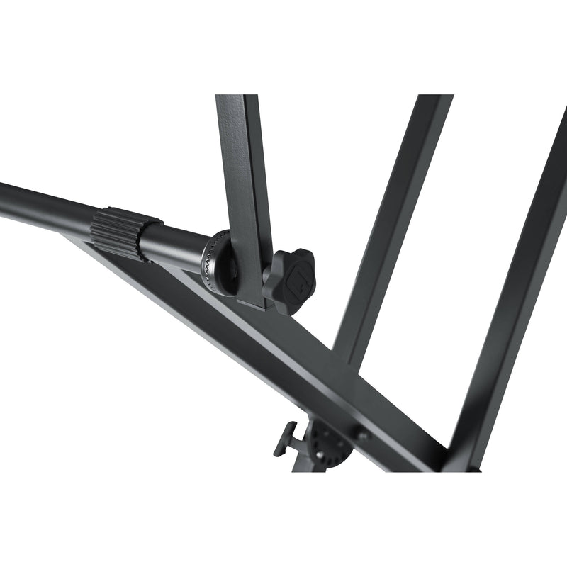 Gator Frameworks Deluxe 2-Tier X-Style Keyboard Stand (Black)