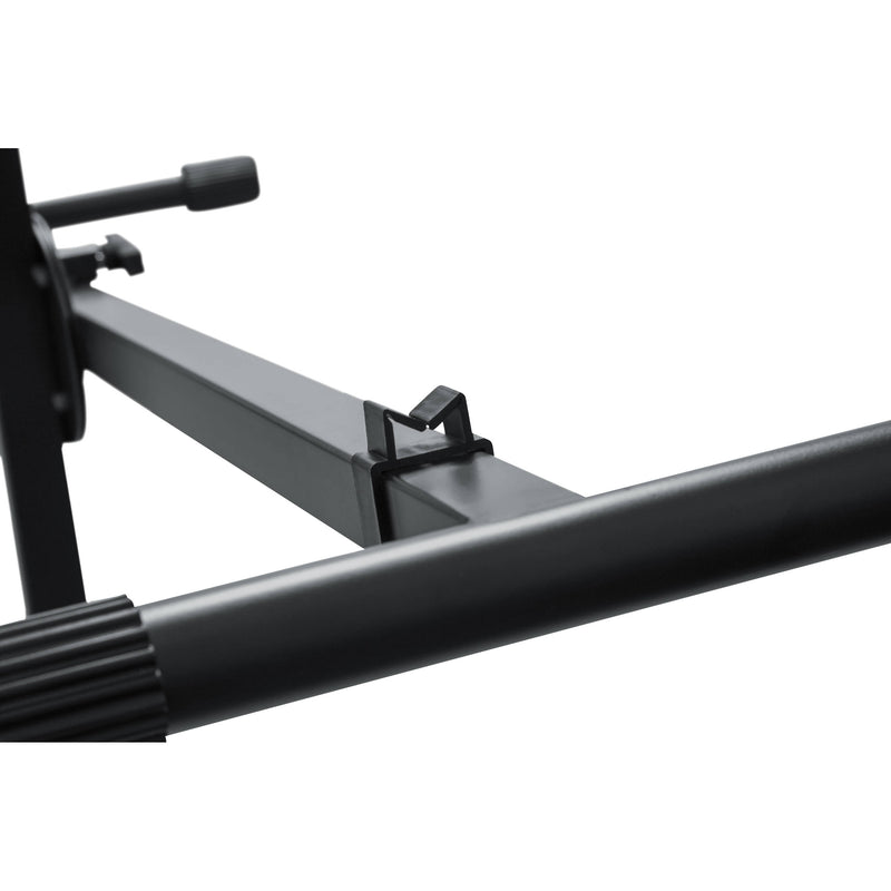Gator Frameworks Deluxe 2-Tier X-Style Keyboard Stand (Black)