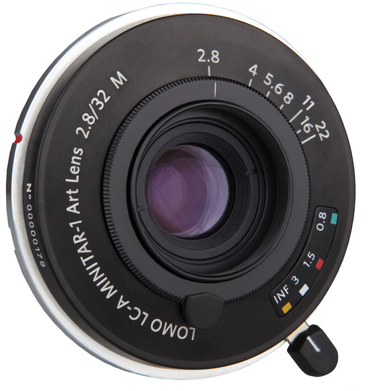 Lomography LC-A Minitar-1 Art Lens 32mm f/2.8 for Leica M Mount (Black)