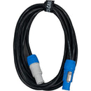 American DJ 3-Pin XLR + powerCON In/Out Combo Link Cable (3')