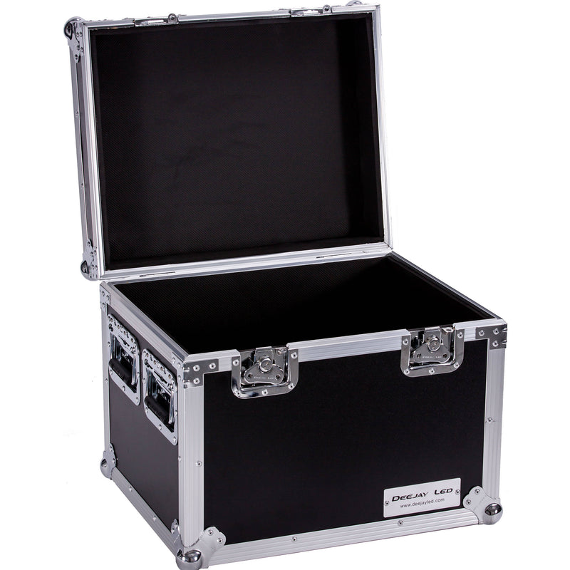 DeeJay LED Fly Drive Utility Trunk Case with Caster Board (Black, 20 x 16 x 16")