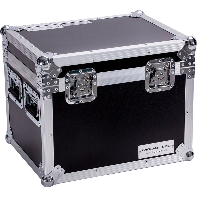 DeeJay LED Fly Drive Utility Trunk Case with Caster Board (Black, 20 x 16 x 16")