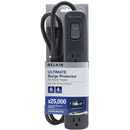 Belkin BV106000-04-BLK 6-Outlet Surge Protector with 4' Power Cord (Black)