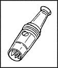 SWITCHCRAFT/CONXALL 12BL5MX CONNECTOR, DIN, PLUG, 5 POSITION