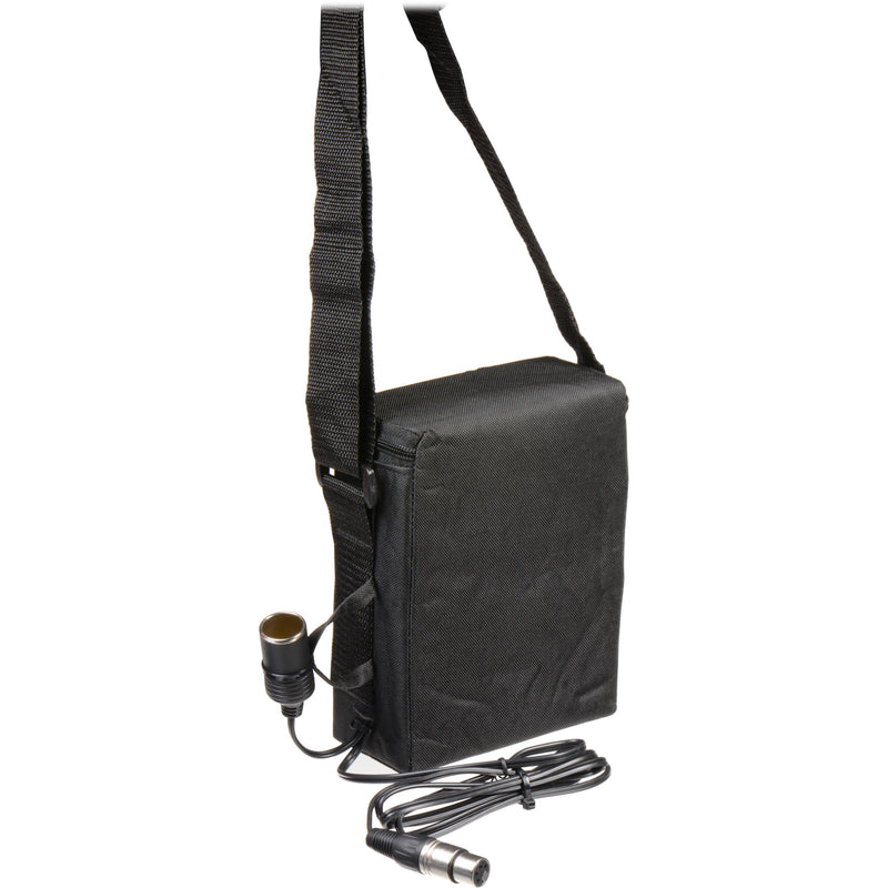 Bescor BES-018XLRN Shoulder Pack Lead-Acid Battery - 12 VDC, 18 amp hours, Cigarette Connector, without Charger