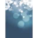 Westcott Gradient Bokeh Art Canvas Backdrop with Grommets (5 x 7', Blue)