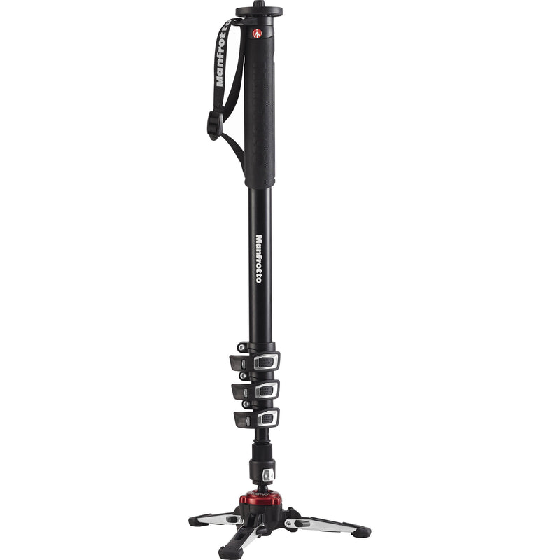 Manfrotto 504X Video Head & 645 Aluminum Tripod Kit with XPRO Monopod