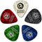 D'Addario Classic Pearl Celluloid Guitar Pick Assortment 10-Pack (Extra Heavy)