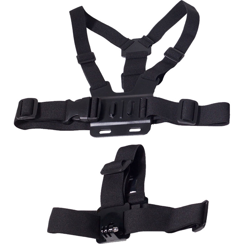 MaxxMove Chest Body Strap & Head Strap for GoPro