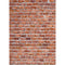 Westcott Classic Brick Wall Art Canvas Backdrop with Grommets (5 x 7', Multi-Color)