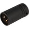 Cable Techniques CT-LPXLR-3M-K Low-Profile XLR 3-Pin Male Connector with Adjustable Side Cable-Exit (Black Cap)