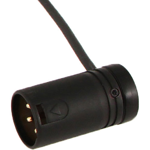 Cable Techniques CT-LPXLR-3M-K Low-Profile XLR 3-Pin Male Connector with Adjustable Side Cable-Exit (Black Cap)