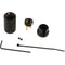 Cable Techniques CT-LPXLR-3M-K Low-Profile XLR 3-Pin Male Connector with Adjustable Side Cable-Exit (Black Cap)