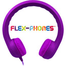 HamiltonBuhl Flex-Phones Foam Headphones for Children (Purple)