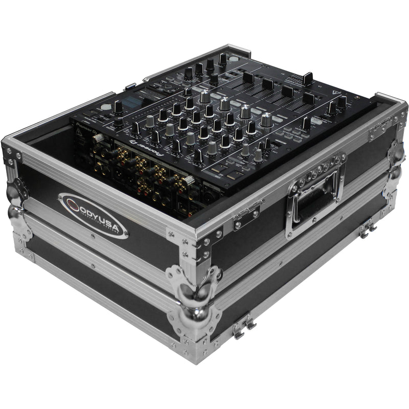 Odyssey Universal 12" Flight Zone DJ Mixer Case (Black & Chrome)