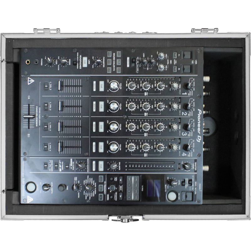 Odyssey Universal 12" Flight Zone DJ Mixer Case (Black & Chrome)