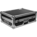 Odyssey Universal 12" Flight Zone DJ Mixer Case (Black & Chrome)