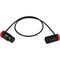 Cable Techniques CT-LPXR-18R Low-Profile 3-Pin Adjustable Angle Cable (Red Caps)