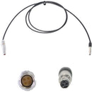 Nebtek 4-Pin LEMO Male to 3-Pin Female Nanocon from RED to Odyssey 7/7Q Power Cable (24")