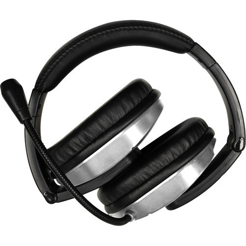 HamiltonBuhl MACH-2 Deluxe Multimedia USB Type-A Headset with Gooseneck Microphone