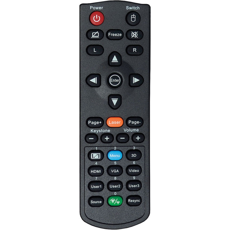 Optoma Technology Remote Control with Laser Pointer for EH417 Projector