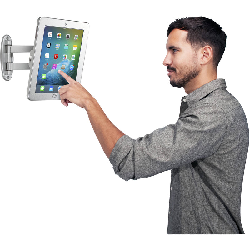 CTA Digital Articulating Wall Mounting Security Enclosure for iPad Air (Gen 1-2), iPad Pro 9.7, and iPad (Gen 5-6)