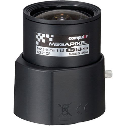 computar CS-Mount 3MP Day/Night 2.8-10mm f/1.2 Stepping Motor Iris Lens