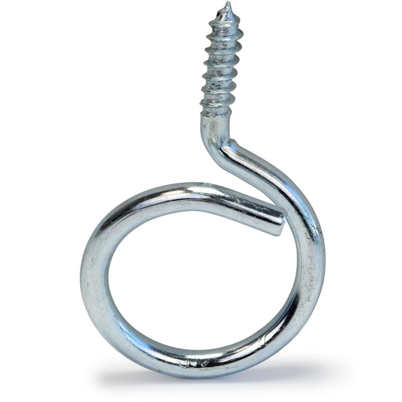 Platinum Tools 1/4" Wood Screw - 1 1/4" Bridle Rings (100 Pieces)