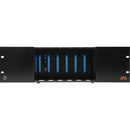 BAE Audio 500-Series 6-Space Rack with 48V Power Supply (3 RU)