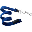 BRADY PEOPLE ID 3/8" Breakaway Lanyard with Universal Slide Adapter & Swivel Hook (Royal Blue, 100-Pack)