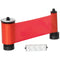 IDP SIADC-P-R Resin Red Ribbon with Disposable Cleaning Roller for SMART-30S/SMART-50 Printers (1,200 Cards/Roll)