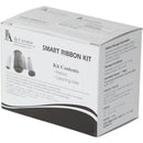 IDP SIADC-P-MG Resin Metallic Gold Ribbon with Disposable Cleaning Roller for SMART-30S/SMART-50 Printers (1,200 Cards/Roll)