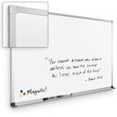 Best Rite Magnetic Porcelain Steel Markerboard with ABC Trim (1.5 x 2')