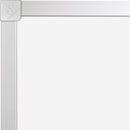 Best Rite Magnetic Porcelain Steel Markerboard with ABC Trim (1.5 x 2')