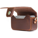 MegaGear Form-Fitted Leather Camera Case for Canon PowerShot SX280 HS (Brown)
