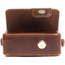 MegaGear Form-Fitted Leather Camera Case for Canon PowerShot SX280 HS (Brown)